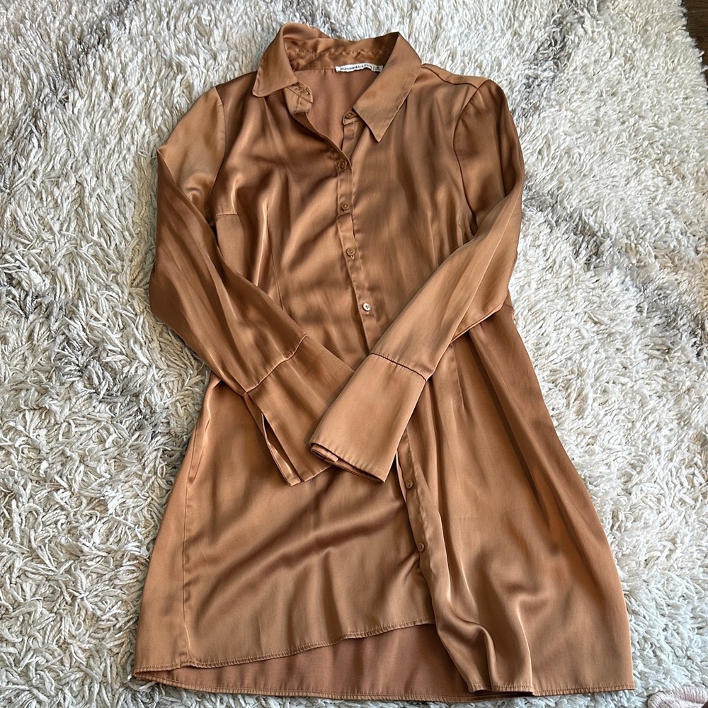 Abercrombie & Fitch copper Shirt Dress